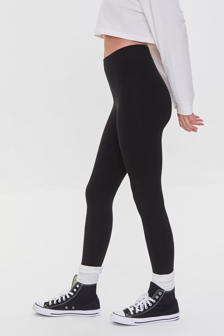 Sofra Women's Free-Size Fleece Lined Polyester Soft Full Length Leggings |  eBay