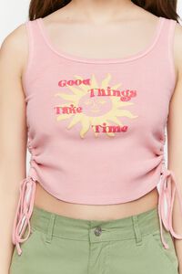 Good Things Graphic Drawstring Tank Top, image 5