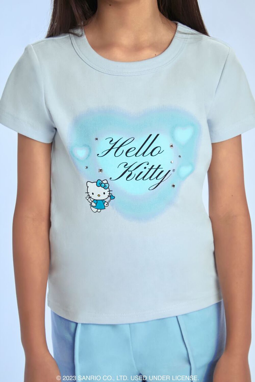 Girls Hello Kitty Heart Print Pants (Kids)