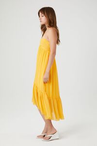 ORANGE High-Low Halter Maxi Dress, image 2