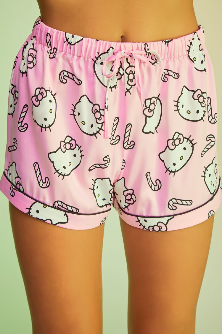 Hello Kitty Friends Shirt Shorts Pajama Set