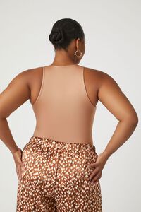 MAPLE Plus Size Sleeveless Contour Sculpt Bodysuit, image 3