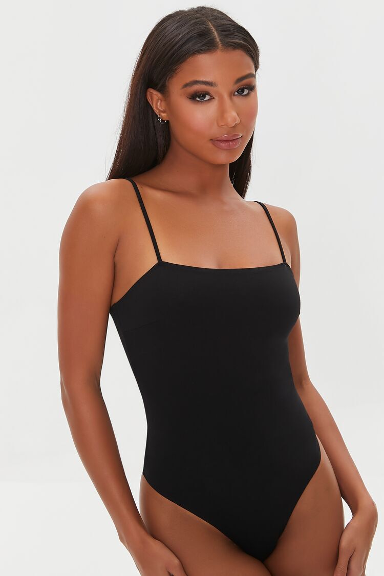 High-Leg Cut Cami Bodysuit