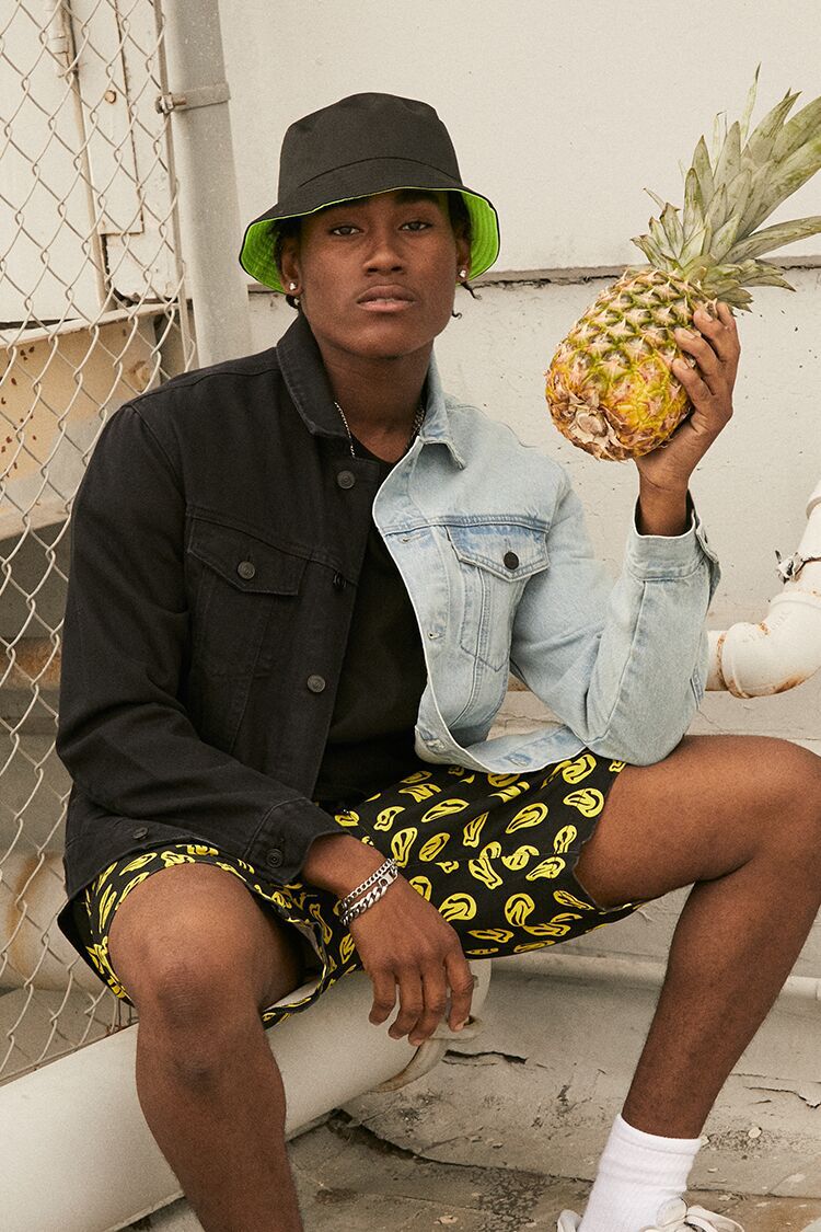Abstract Hawaiian Pineapple Print Men's Bomber Jacket – Grizzshopping