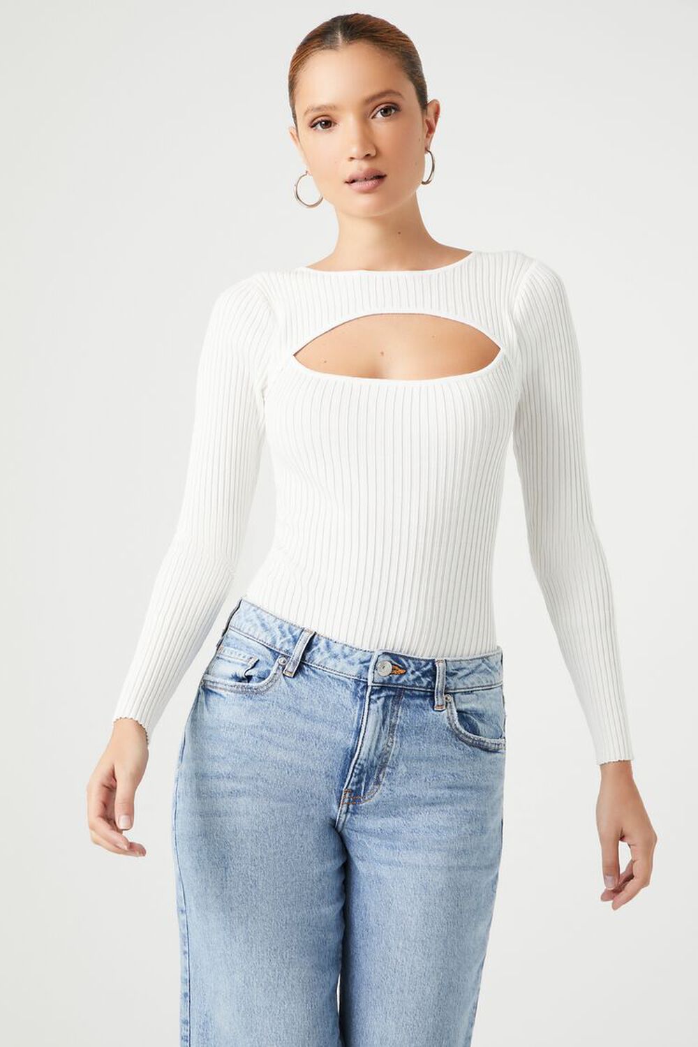 Forever 21 Plus Size Cutout Sweater , Rose  Cutout sweater, Work outfits  women, Forever 21 plus