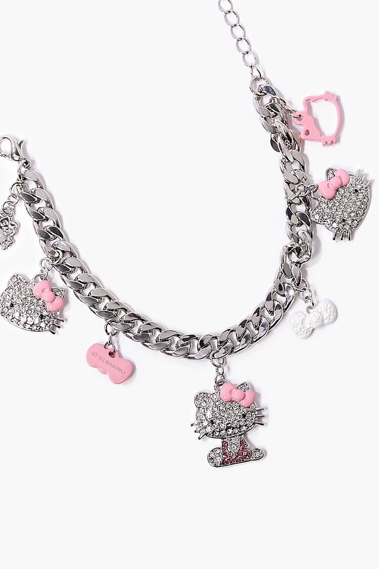 LovePeace SeriesHello Kitty Hello Kitty Sterling Silver Bracelet  Shop  STORY ACCESSORY Bracelets  Pinkoi