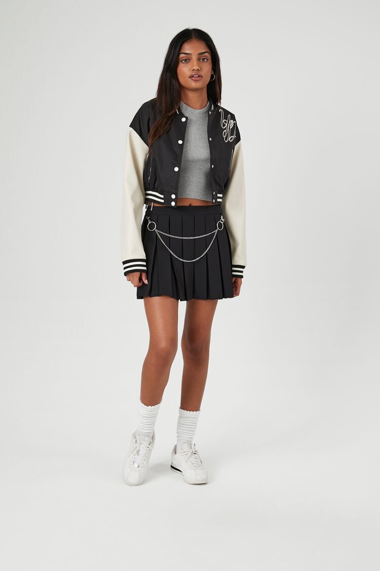 Cropped Varsity Jacket | TALLY WEiJL Netherlands