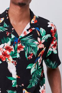 Classic Fit Tropical Print Shirt