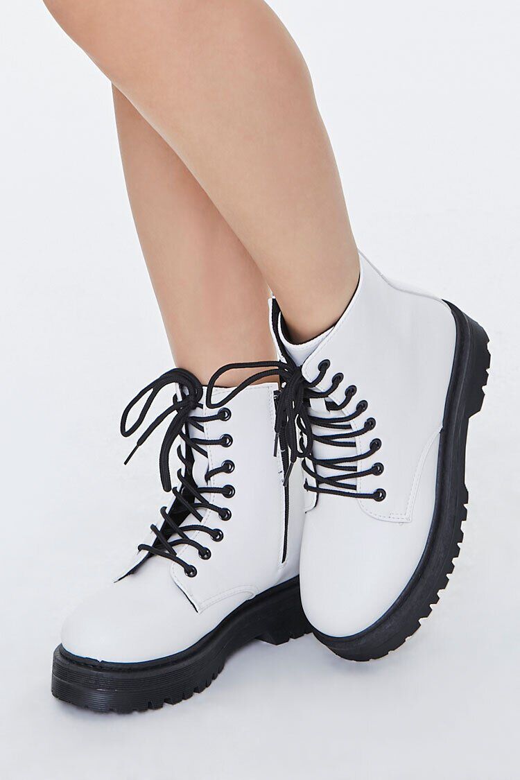 white ankle boots forever 21