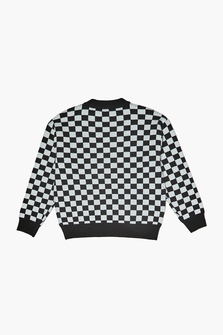 Magic Checkered Sweater pattern by LE PULL