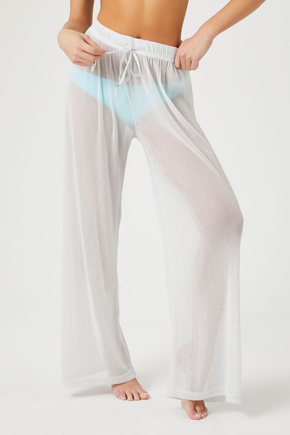 Shimmery weft sheer pant, Cover Me