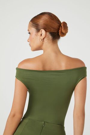 Contour Sculpt Off-the-Shoulder Bodysuit