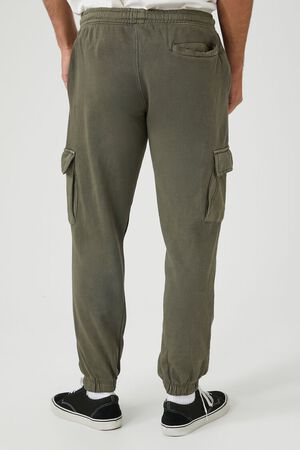 Buy Men Olive Print Casual Jogger Pants Online - 741401