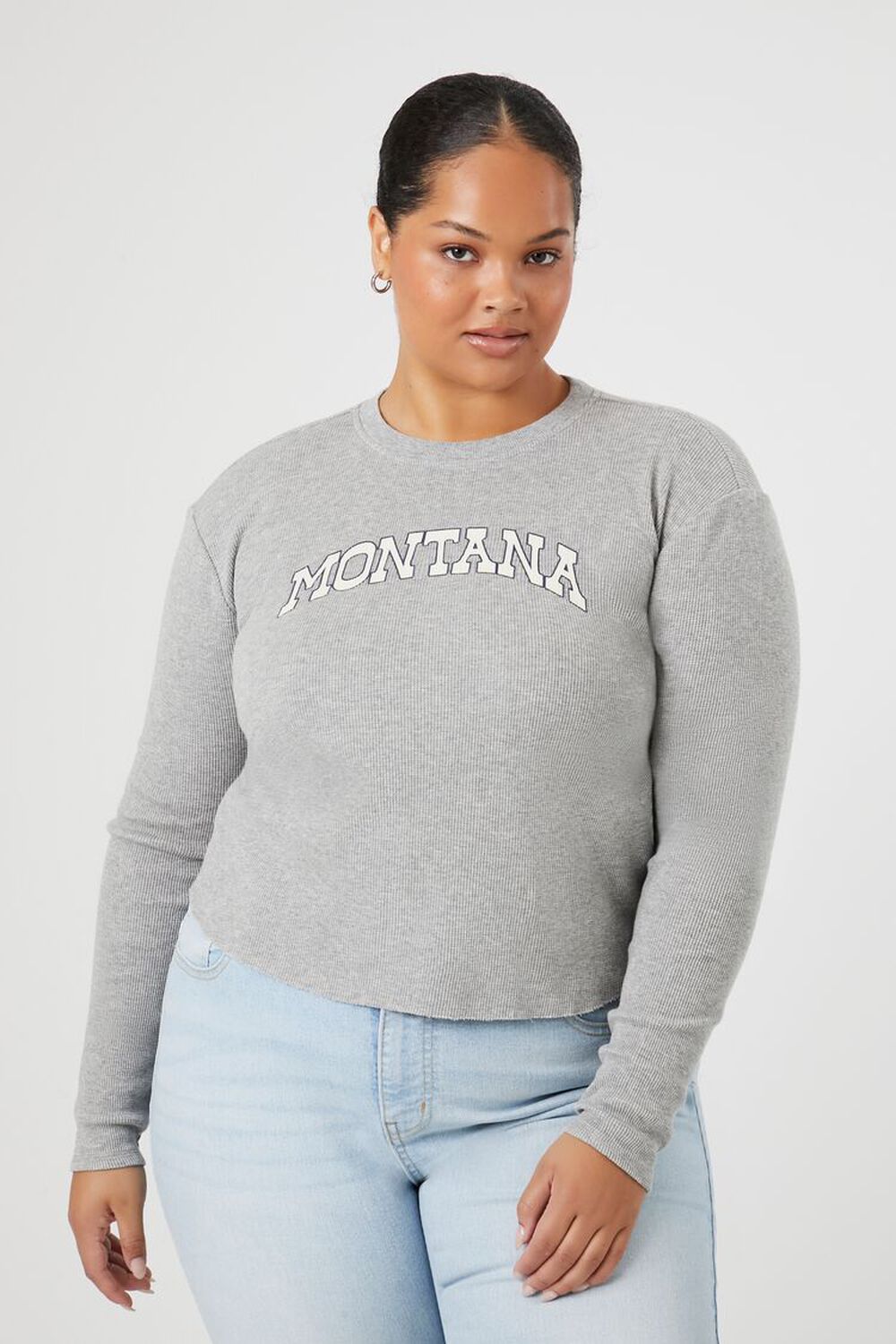 Plus Size Sweater-Knit V-Hem Tank Top