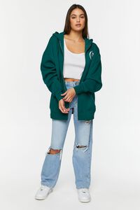 GREEN/MULTI New York Graphic Zip-Up Hoodie, image 4