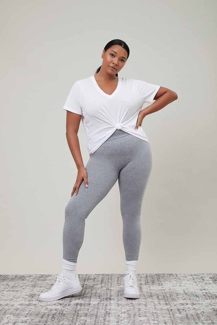 Buy Limbda Women's Regular Fit Chudidar Stretchable Cotton Leggings (White  & White-XXL) Pack of 2 at Amazon.in
