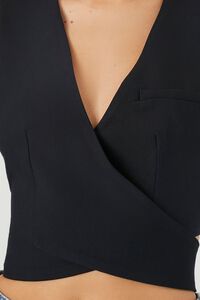 BLACK Crossover Cropped Vest, image 5