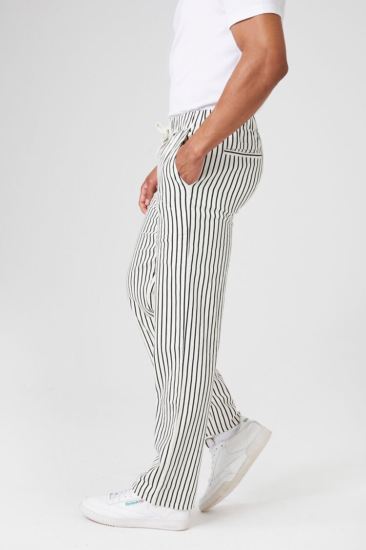 Cute black and white striped pants with white tee. | Fashion outfits,  Clothes, Cool outfits