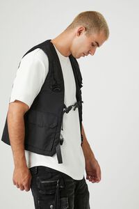 BLACK Utility Cargo Vest, image 2