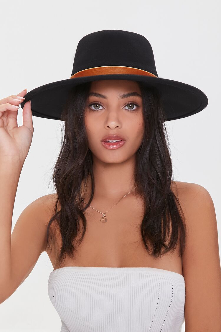 black fedora hat forever 21