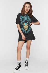 BLACK/MULTI Ziggy Stardust Graphic T-Shirt Dress, image 4