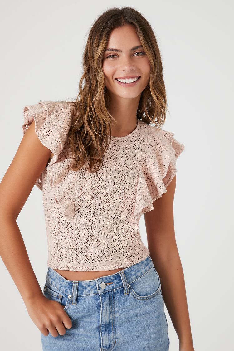 Pink Sheer Top | Forever 21