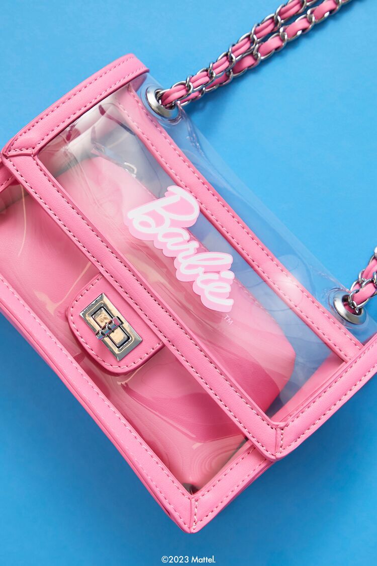 Miniso Barbie Series Black Jelly Mini Bag Cute Square Purse Metal Chain  Crossbody Bag For Barbie Theme Party | SHEIN USA
