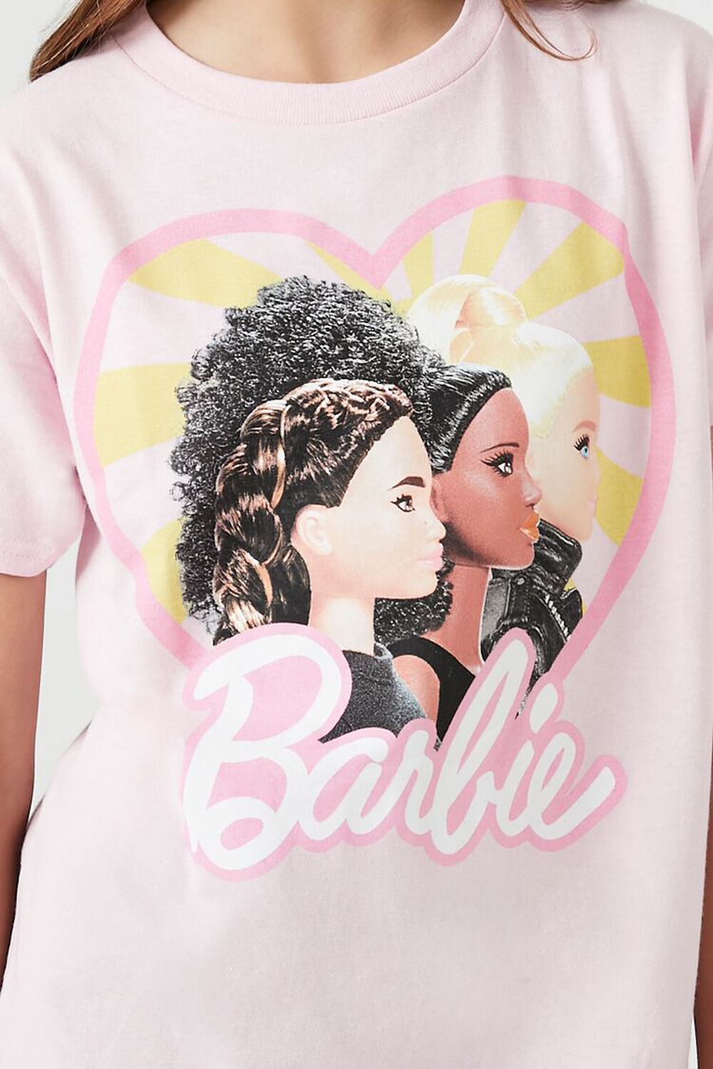 Barbie Rhinestone Raglan Girls Baby T-Shirt