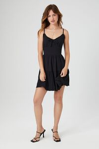 Ruffle-Trim Cami Mini Dress