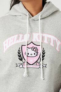 GREY/MULTI Plus Size Hello Kitty Graphic Hoodie, image 5