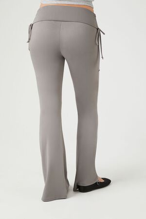 Forever 21 Gray Heathered Yoga Pants Leggings Size - Depop