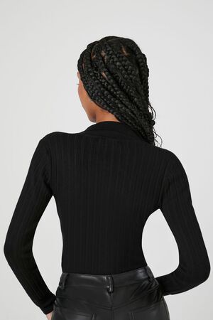 Plus Size Sweater-Knit Bodysuit