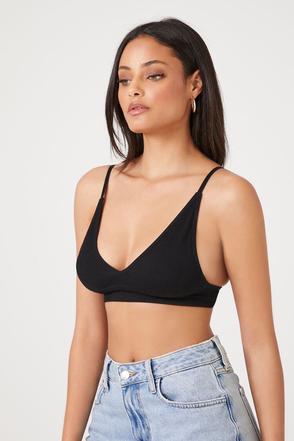 Ribbed Knit Bralette