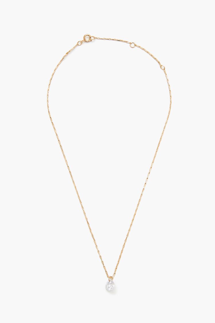 CZ Hayseed Chain Necklace
