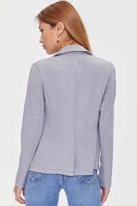 HEATHER GREY Notched Single-Breasted Blazer, image 3