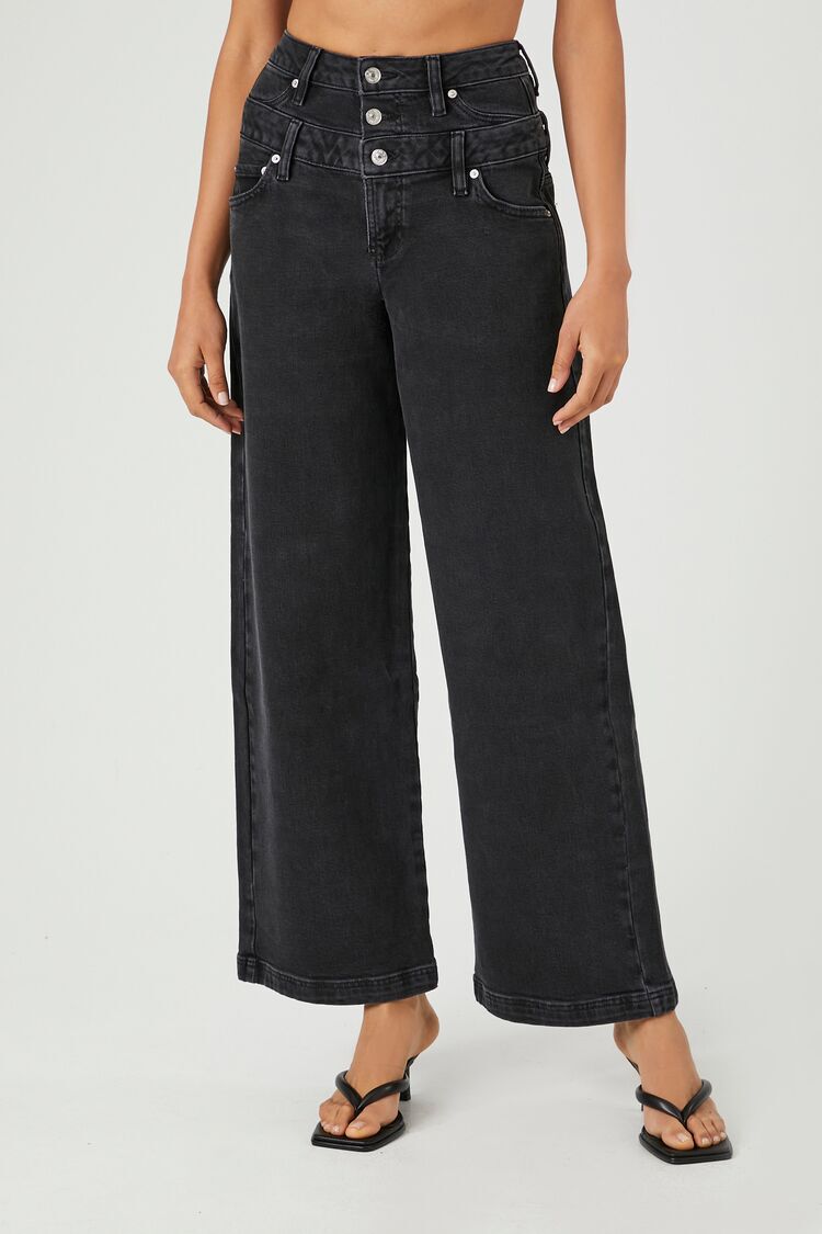 Stretch-Denim Baggy Jeans