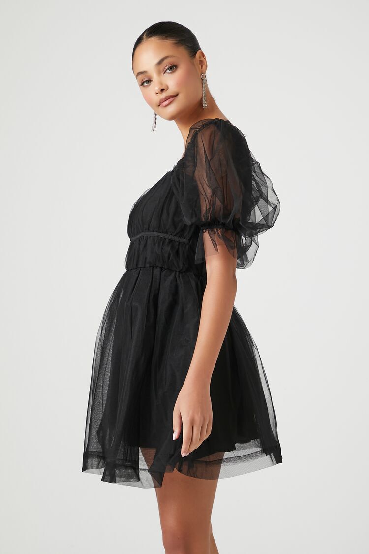 Puff-sleeve Dress | Forever 21