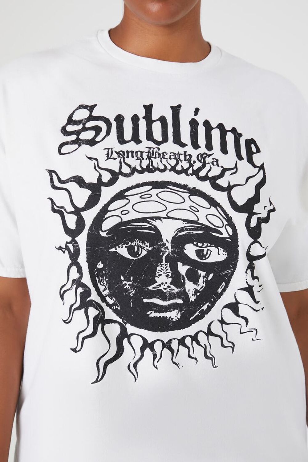 Sublime Shirt Mens Large Gray Crewneck T-shirt Graphic Band Tee