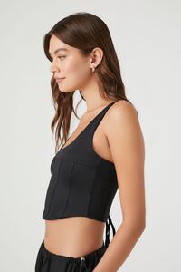 Net Detail Bustier Cropped Top - Beautynation - International Makeup &  Skincare
