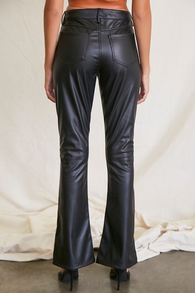 Spanx Leather-Like Ankle Skinny Trousers, Noir Black at John Lewis &  Partners