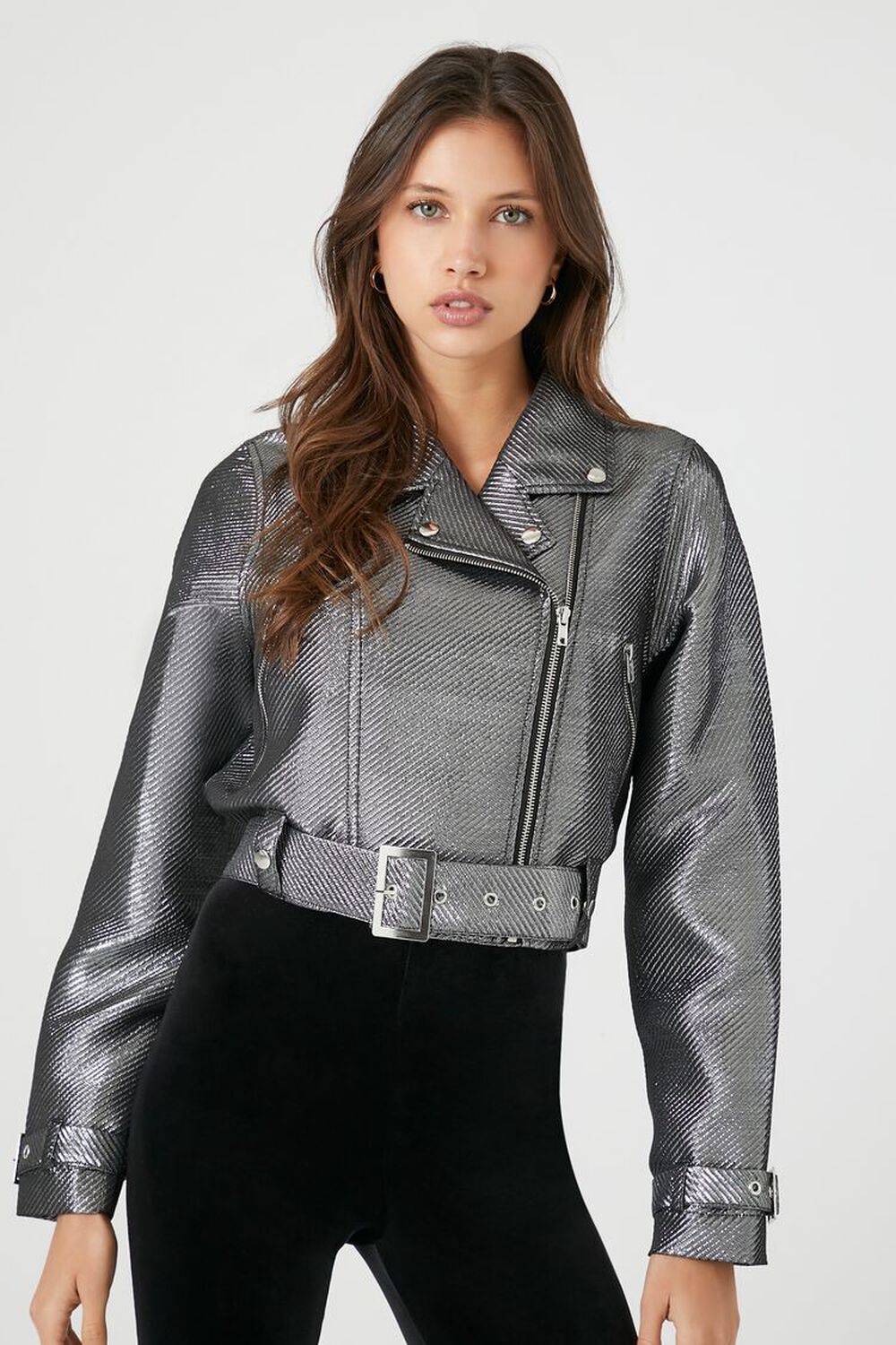 Faux Leather Sleeveless Moto Jacket | Forever 21