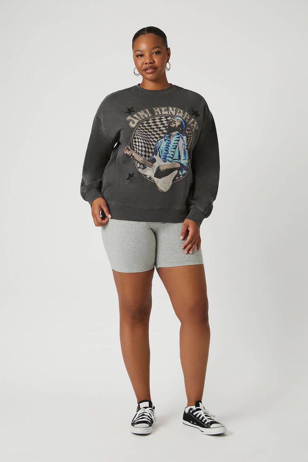 Plus Size Def Leppard Oversized Graphic Tee