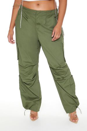 Forever21 •F21 Ribbed drawstring pants - green 3XL plus size, Women's  Fashion, Bottoms, Other Bottoms on Carousell