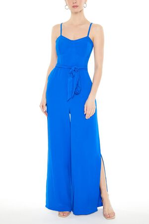 Buy Lipsy Blue Crochet Jersey Jumpsuit (5-16yrs) from Next Luxembourg
