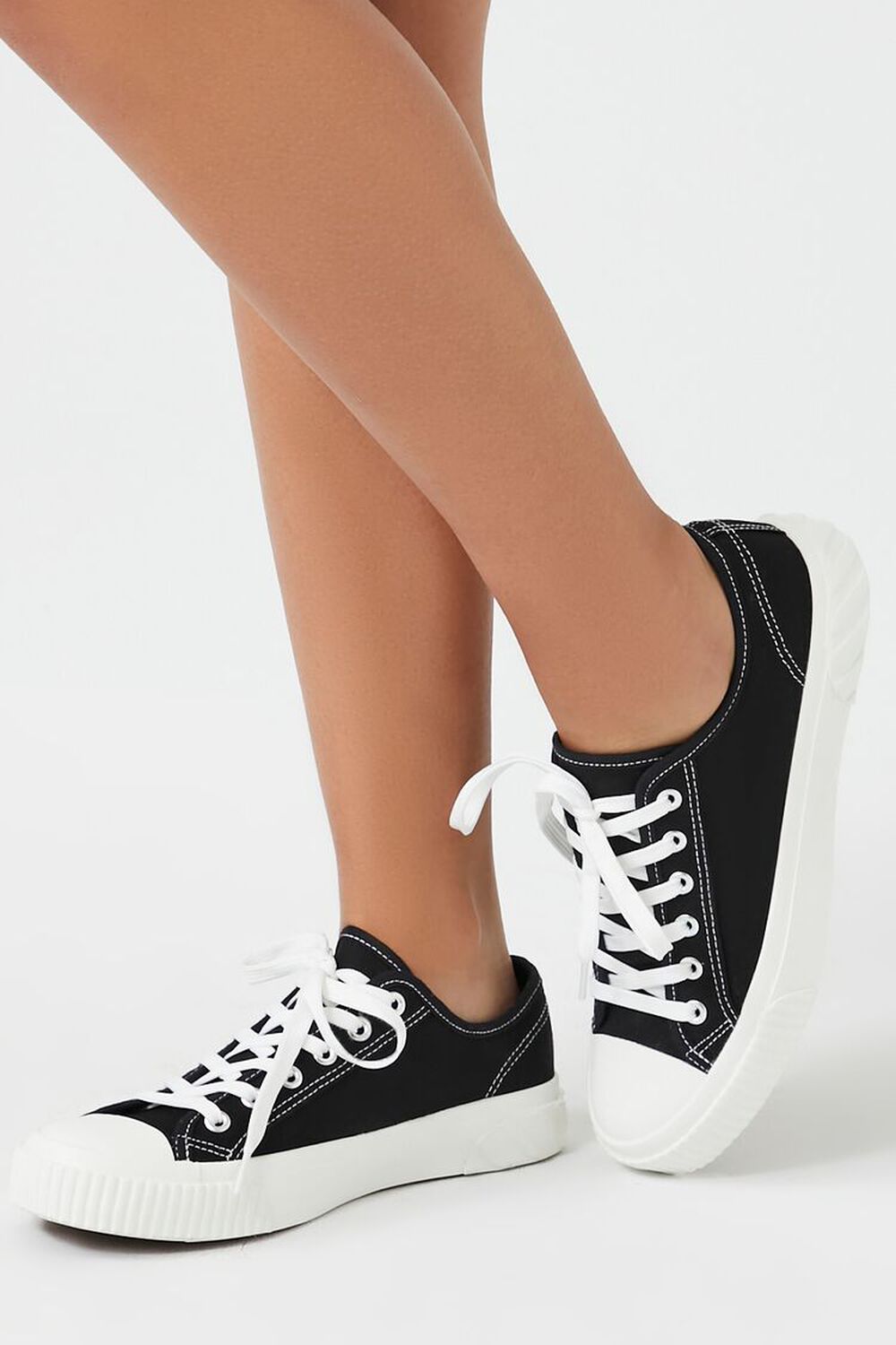 Forever 21, Shoes, Pink And Black Colorblock Sneakers