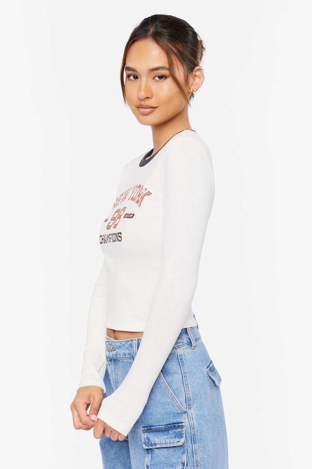 Rue21 Long Sleeve Chevy Graphic Mesh Top