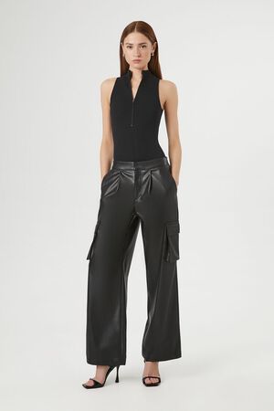 Seamless Half-Zip Bodysuit