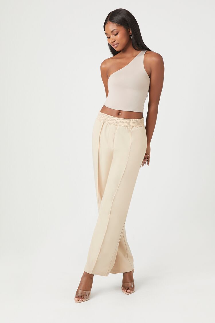 Aéropostale High-rise Relaxed Pleated Pants in White | Lyst