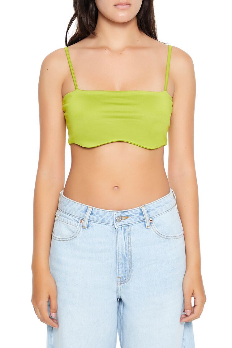 Notched Cropped Cami