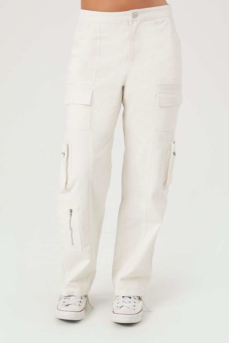 Forever 21 Womens White Pants Size L | eBay